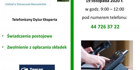 19.11 dyżur postojowe, zwolnienia z opłacania składek